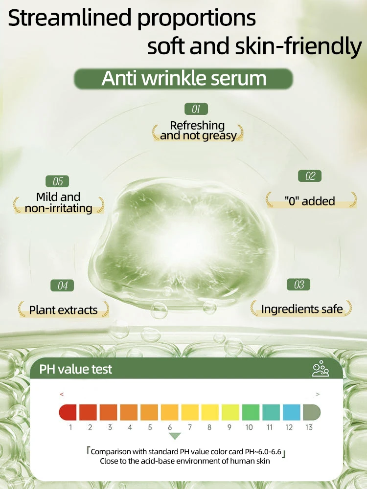 Sérum anti-déformable pour le visage, élimine le vieillissement