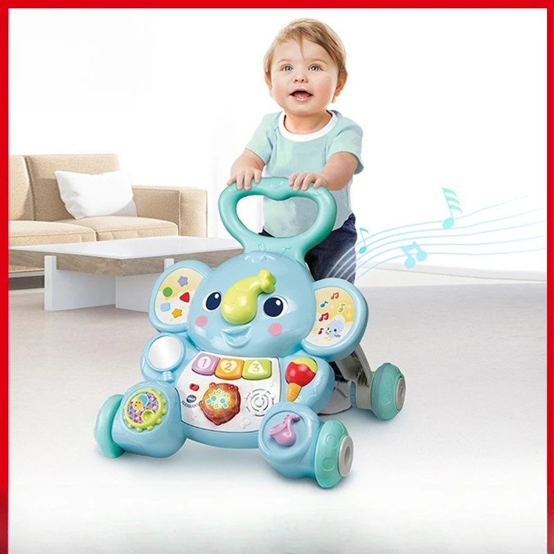 Elephant Musical Baby Walker & Ride-On Toy
