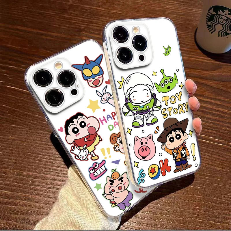 B3 Crayon Shin Chan Soft Case for Moto G Play E20 E4 E40 E5 E6 E6S E7 Power Edge 20 Lite Pro G200 G30 G4 G52 G42