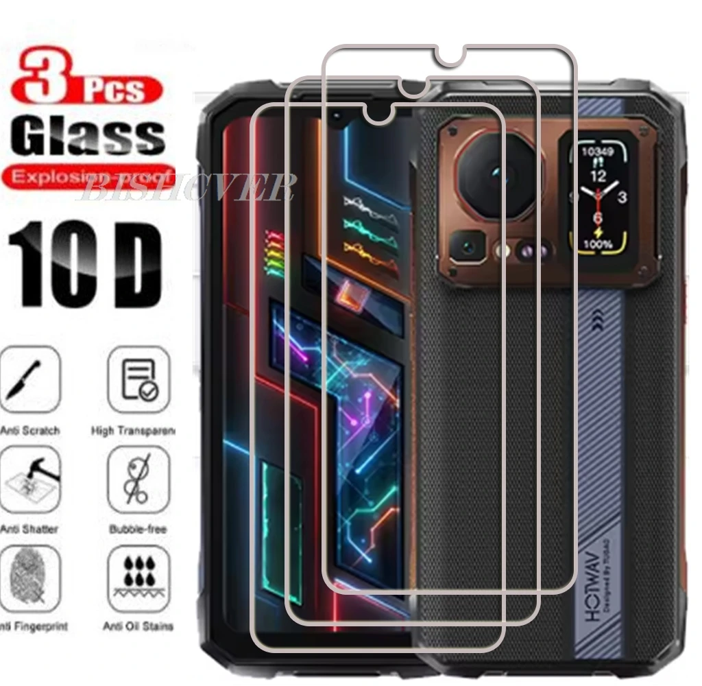 3pcs Tempered Glass FOR HOTWAV Cyber 16 Pro 6.6