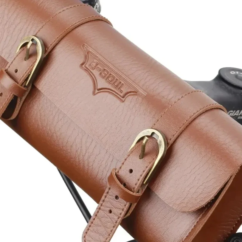 

Hot Retro Bicycle Tail Bag PU Leather Cycling Bag Saddle Pouch Rear Pannier Personalized Riding Vintage Bike Bag