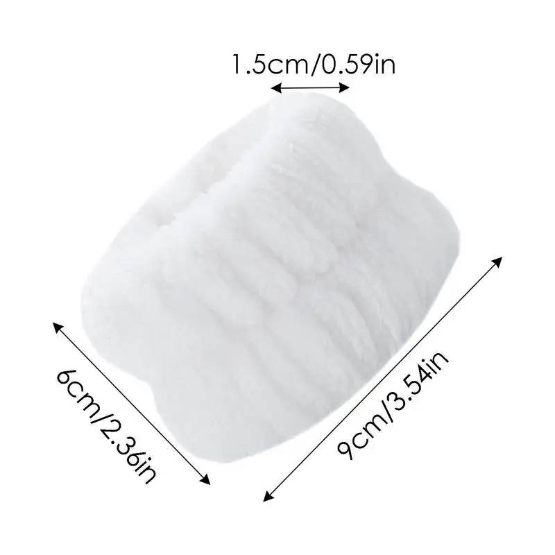 2PCS Reusable Spa Wrist Washband Soft Microfiber Towel Wristbands For Washing Face Women Girl Yoga Running Sport Wrist Sweatband