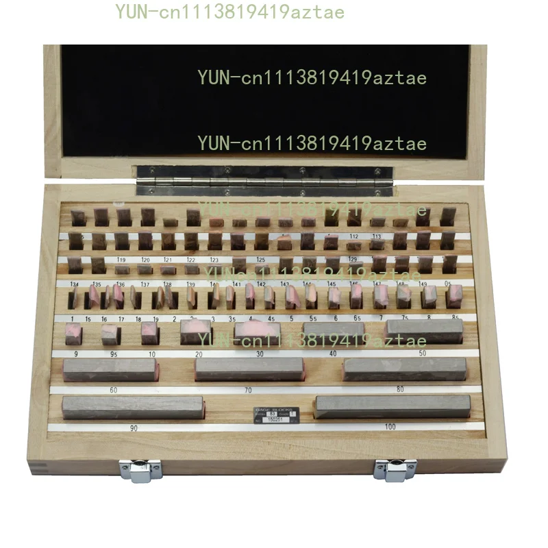 1.005-100mm 0 Grade 1 Grade Block Gauge Inpsection Block 83pcs/set Inspection Measuring Tools