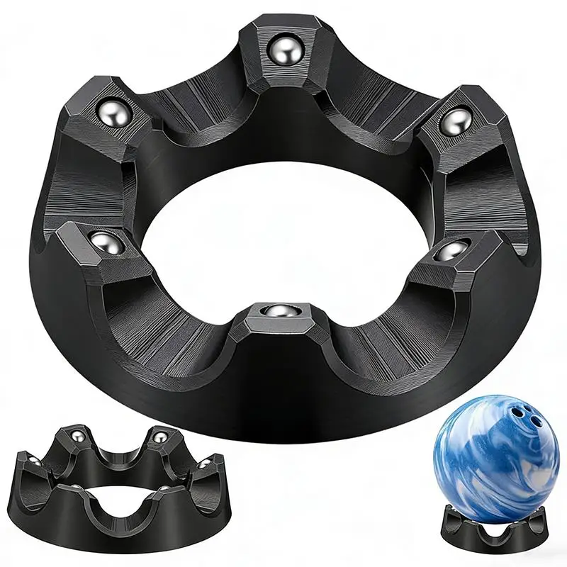 

Bowling Ball Sanding Pad Rotating Bracket 360° Smooth Rotating Cup Holder Precision Tool for Maintaining the Surface of Bowling