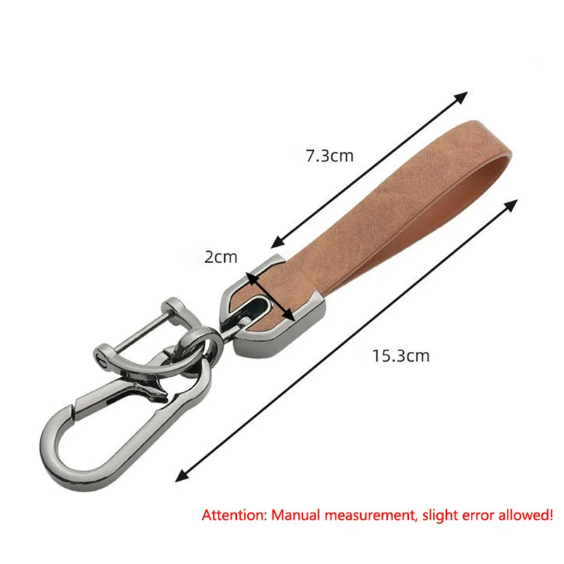 1pc New Genuine Leather Car Styling Emblem Keychain Key Chain Ring For Genesis Essentia GV80 Neolun G70 G90 GV90 GV60 X G80 GV70