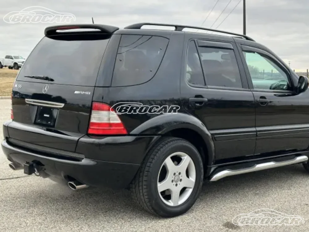 Für 1998–2004 Mercedes-Benz M-Klasse W163 ML320 350 500 55 AMG GEN 1 Hochwertiger Kohlefaser-Spoiler, Kofferraum-Kofferraum-Flügel-Spoiler