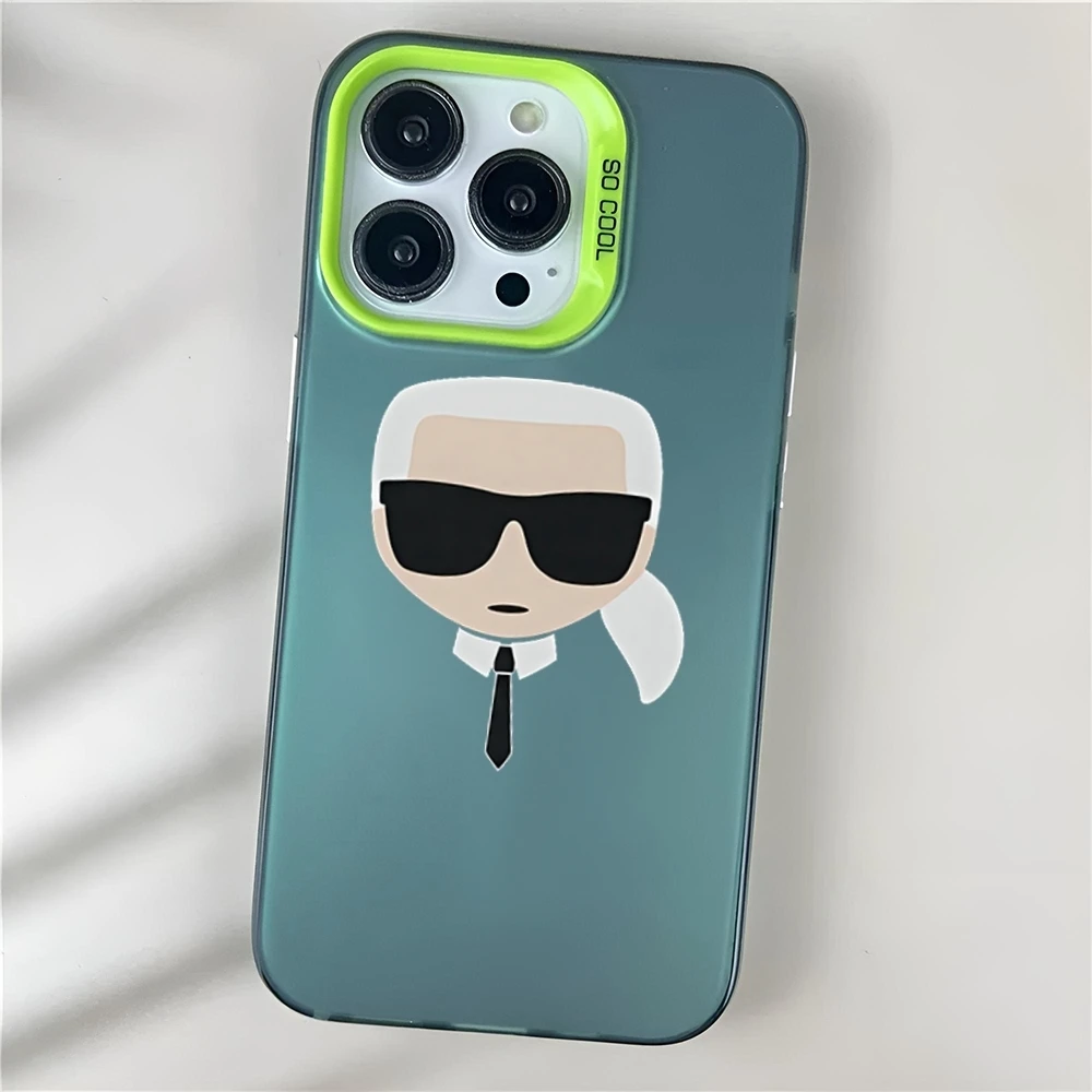 Famous designer Phone Case Matte Colored Silver For iPhone 15 14 13 12 11 Pro Max Plus XS X Shockproof Hard Cover