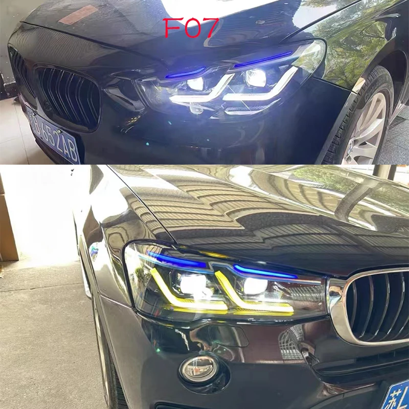 Suitable for 2010-2017 BMW F07 LED lens headlight BMW F07 LED headlight LED DRL Daytime RunningLight Turn Signa Car accessories