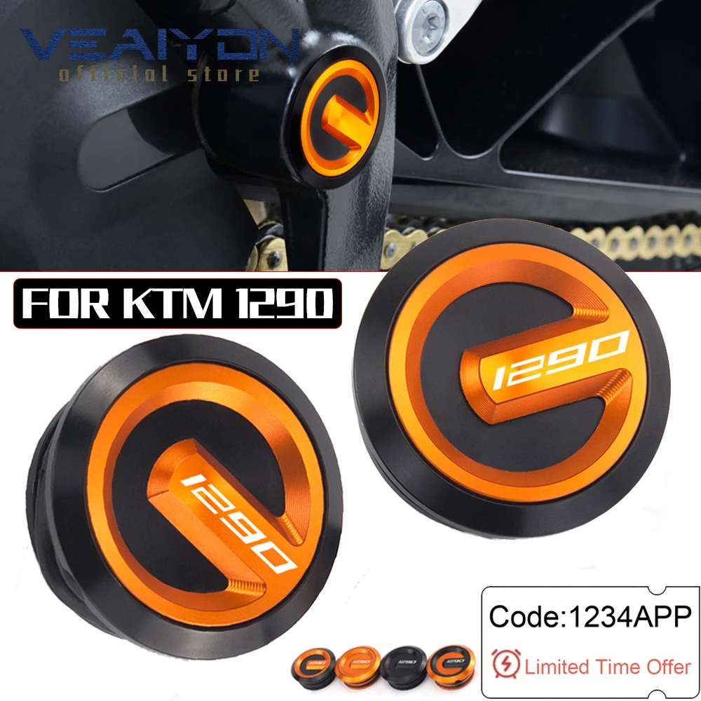 Motorcycle Accessories For KTM 1290 Super Duke R/RR/GT 1290 Super Adventure 2015 - 2022 Frame Hole Cap Cover Plug Bolt Protector