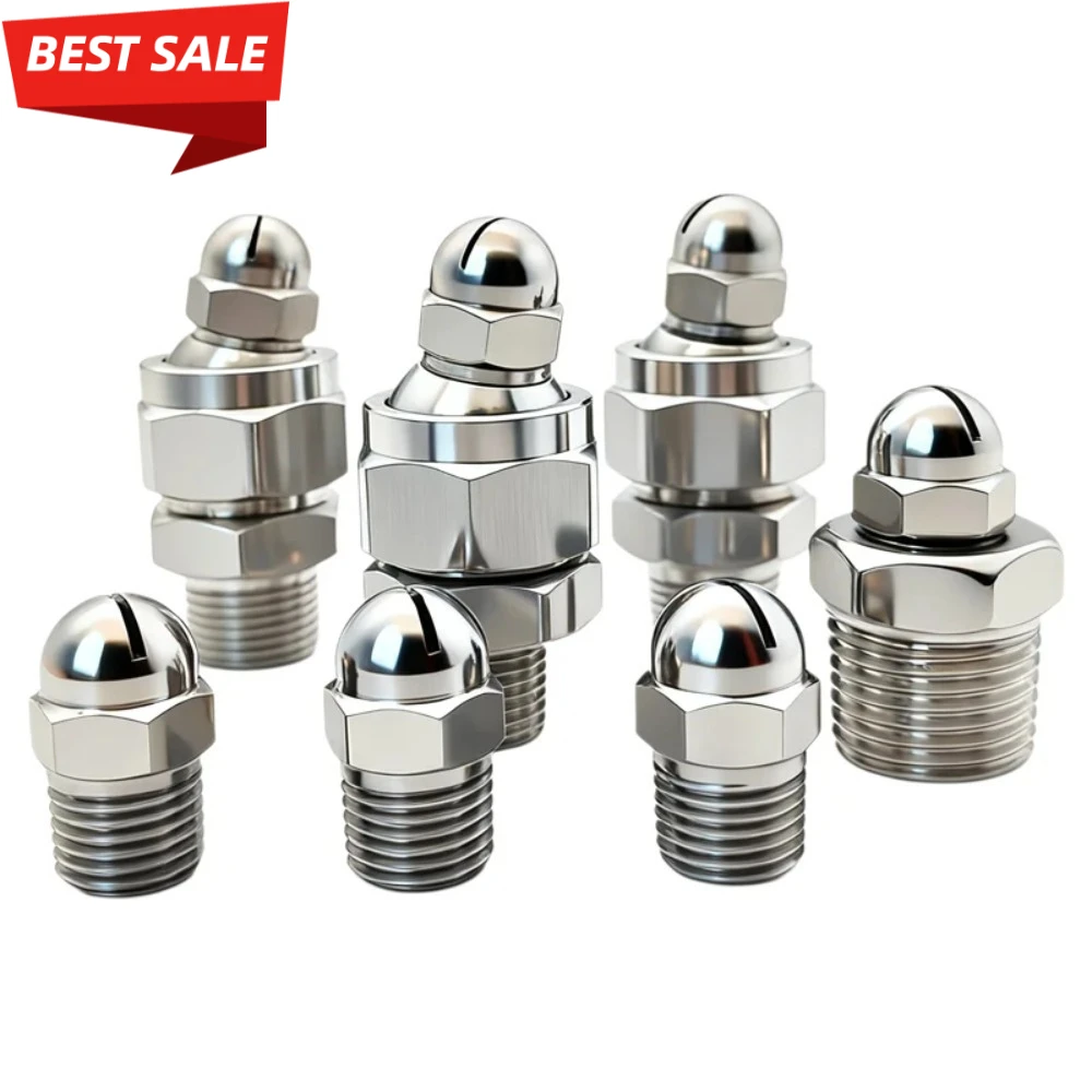 5PCS Flat Fan Spray Nozzle BHC Air Knife Blowing Wind Nozzle 1/8'' 1/2'' Slot Cleaning High Pressure For Industrial Dust Removal