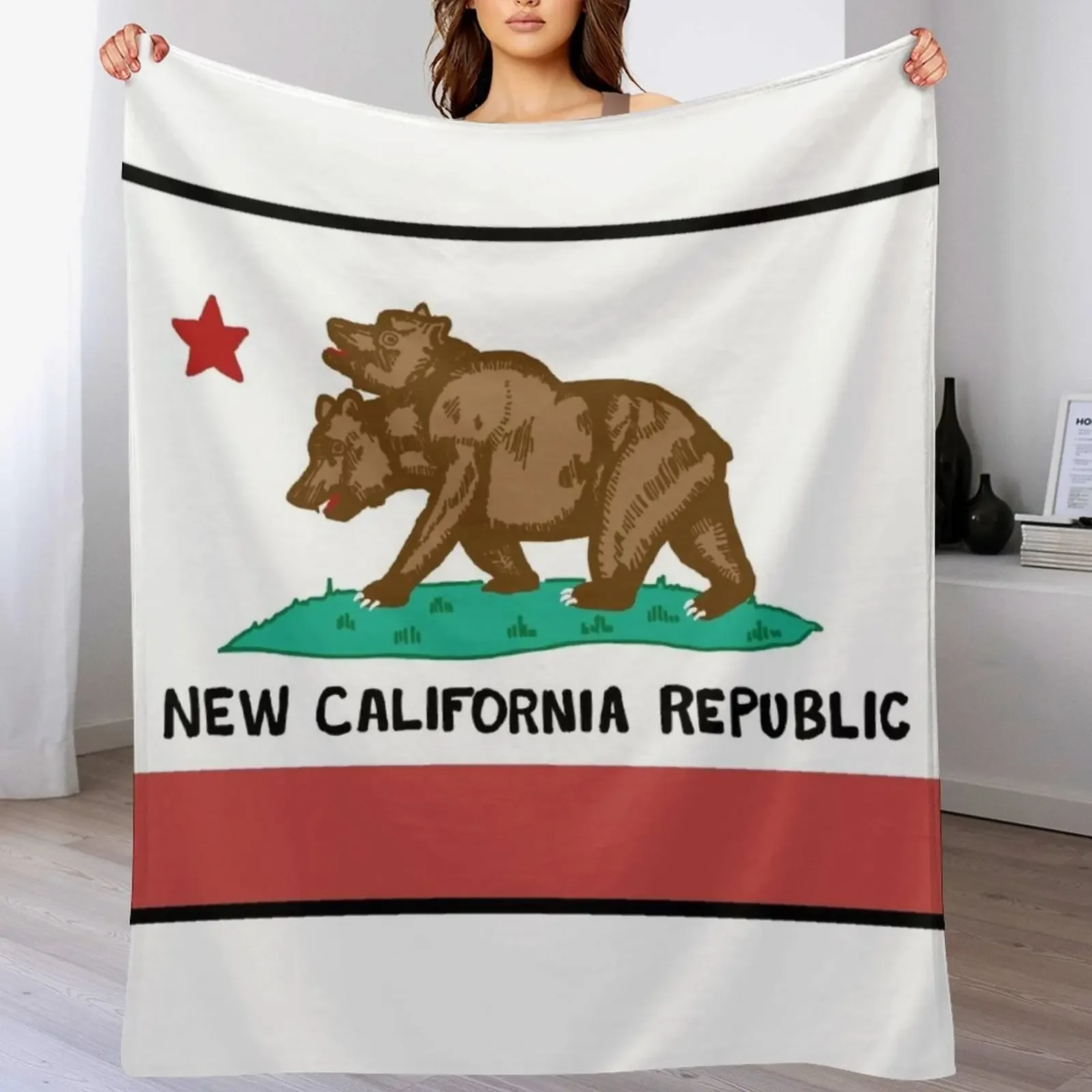 

NCR Flag Throw Blanket Lightweight Cozy Blanket for Bed Sofa