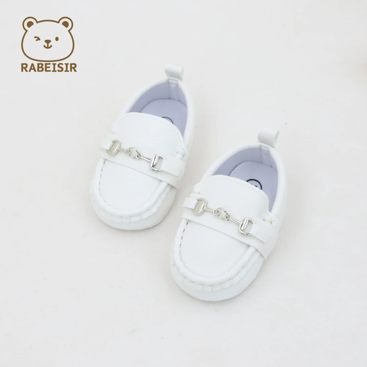 

Spring and Autumn Baby Toddler Shoes 0-1.5 Years Old Infant and Toddler Pre-Step Shoes Soft-Sole Non-Slip British Style Small Le