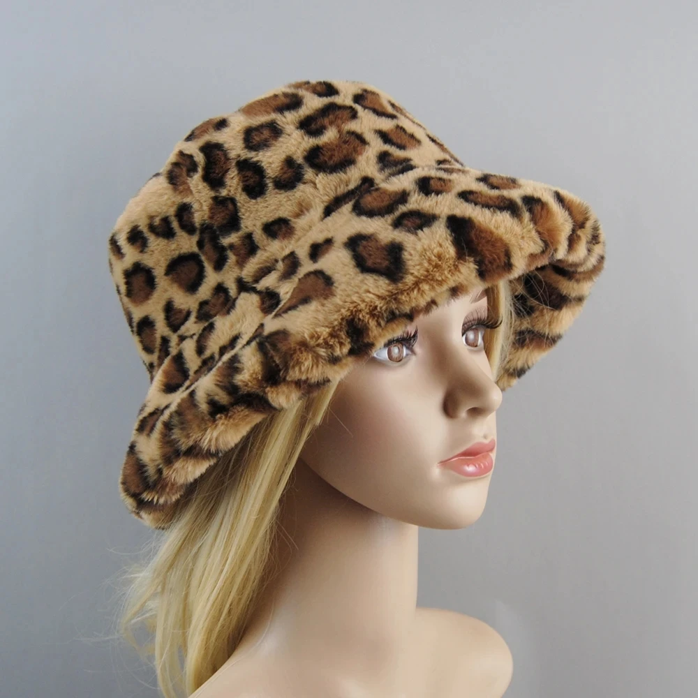 Fake Rabbit Fur Hats 2026 Russian Fashion Ski Beanies Plush Solid Color New Style Super Soft Women Winter Hat Cotton Lining Warm