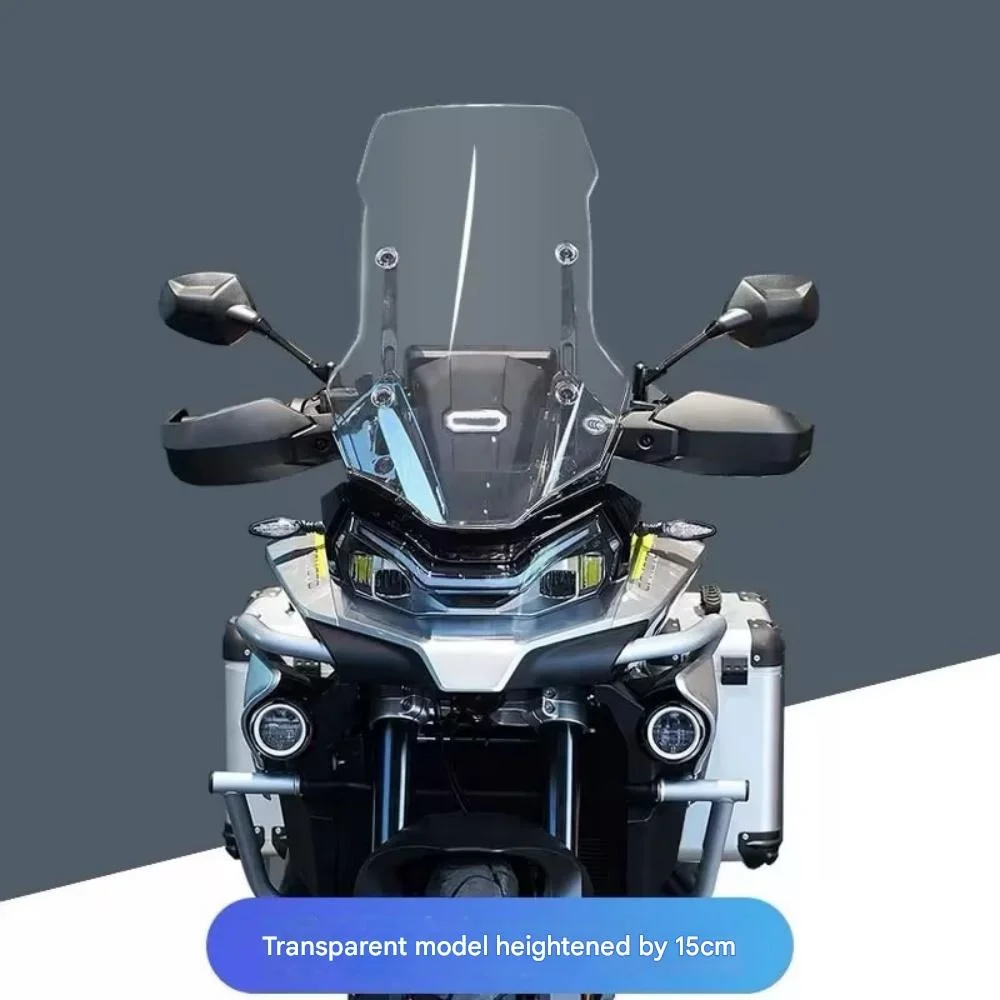 Motorcycle modified windshield front windshield heightened and widened windshield accessories For CFMOTO 800MT 800 MT 800mt