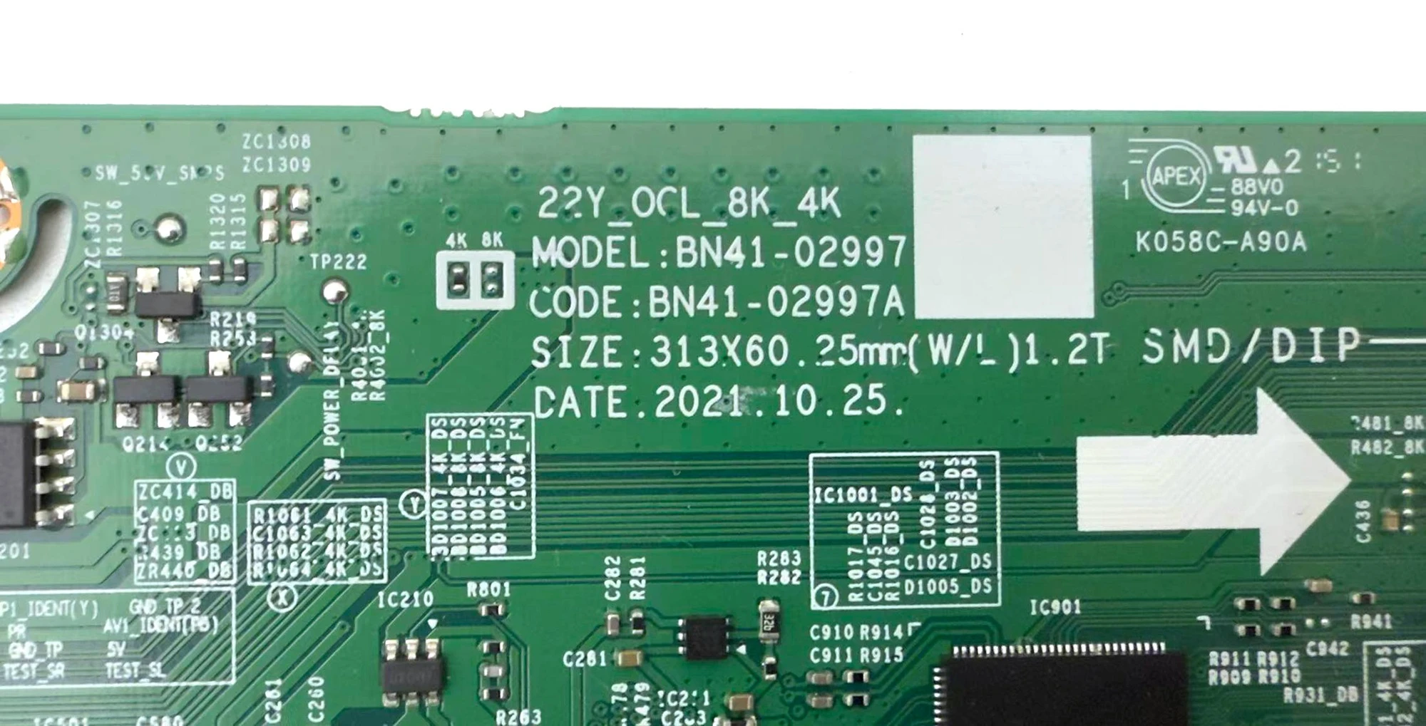 

BN41-02297A BN94-17452C One Connect Box Motherboard for Samsung QN75QN700B QN75QN700BP QN75QN700BPXPA 75" TV Main Board SOC8007B