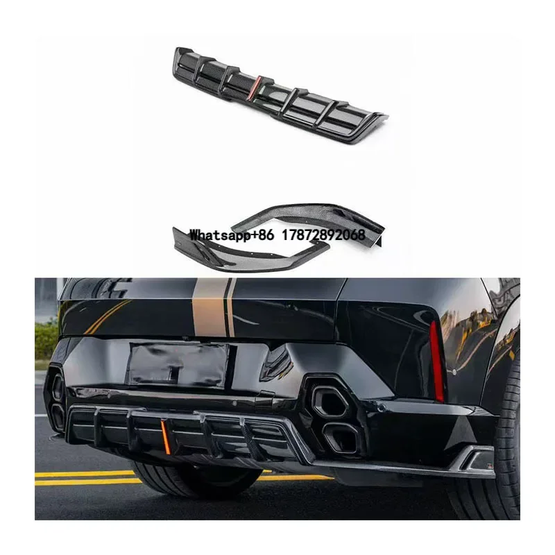 For XM AE Dry Carbon Fiber Rear Diffuser Rear Lip