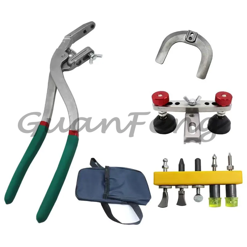 Repair Tool ox Horn Edge Plate Machine Horseshoe Pliers Cover Flat Leaf Dent Leveling Hole