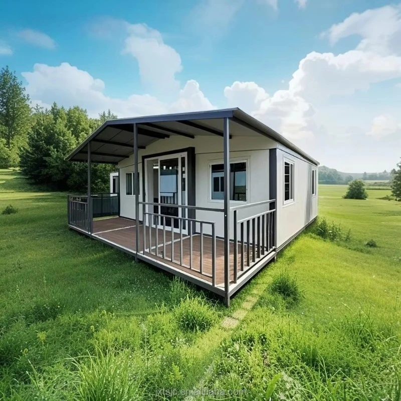 Casa mobile 2 camere da letto espandibile 20 piedi/40 piedi Casa contenitore pieghevole Spedizione Villa vivente in Australia Pannello sandwich realizzato