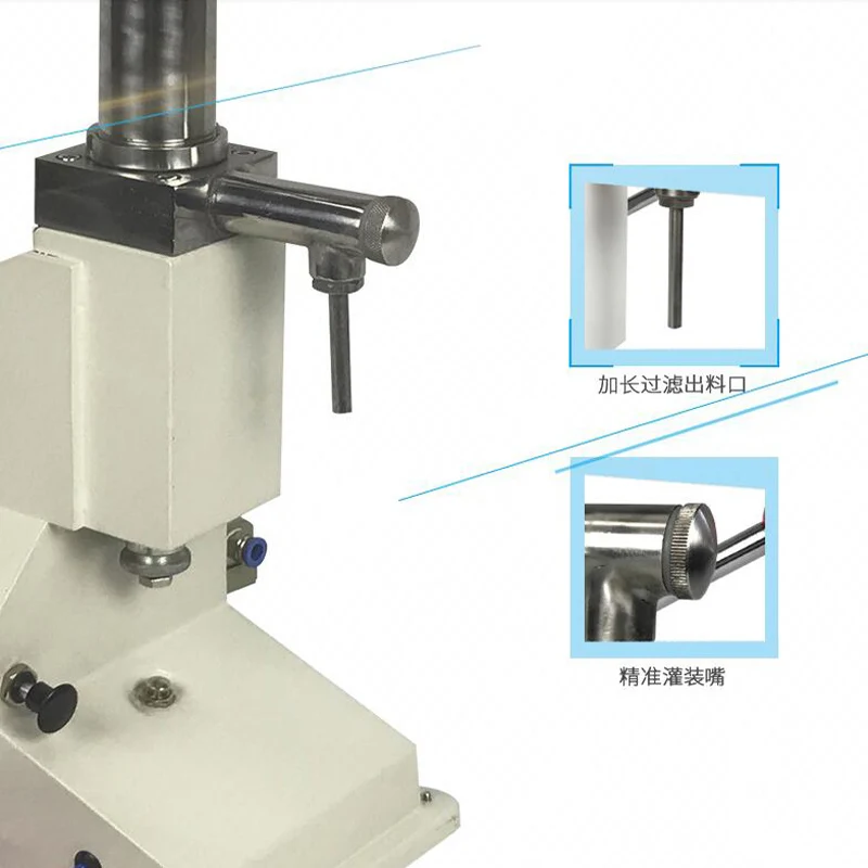 Small Pneumatic Paste Quantitative Filling Machine Cosmetic Beverage Soy Sauce Vinegar Small Dose Dispensing Machine view 2