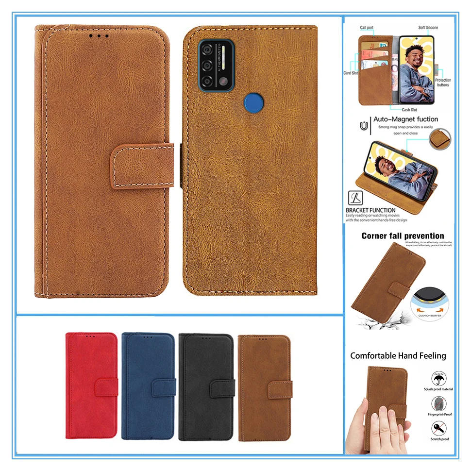 Wallet Case for Umidigi G9 G9x G9a G9c G9t A13 A11 A5 A7S A7 A11s A9 A15 A15c A15t S3 Pro One Max Play Cover Bags
