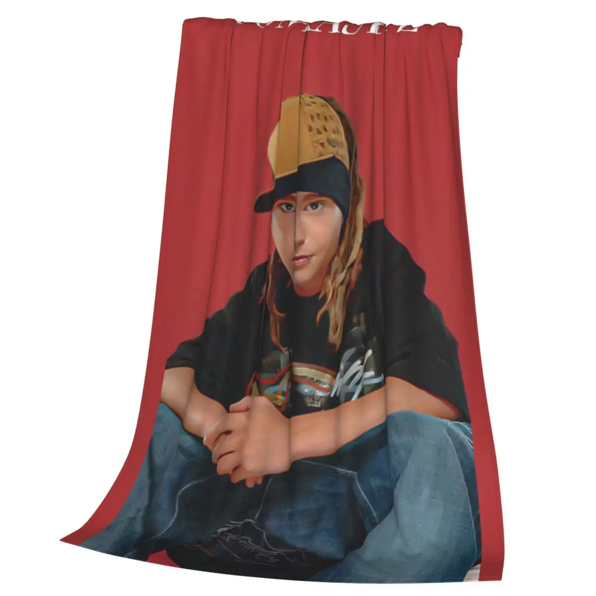 Tokio Hotel Tom Kaulitz Music Band Blankets Soft Warm Flannel Throw Blanket Bedding for Bed Living room Picnic Travel Home Sofa