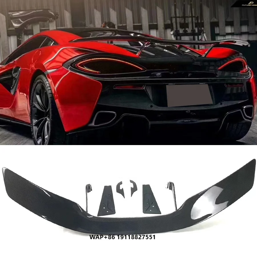 

Carbon Fiber Rear Spoiler for 540C 570S 570GT 2015-2018 Rear Trunk Tail Wing Perfect Fitment