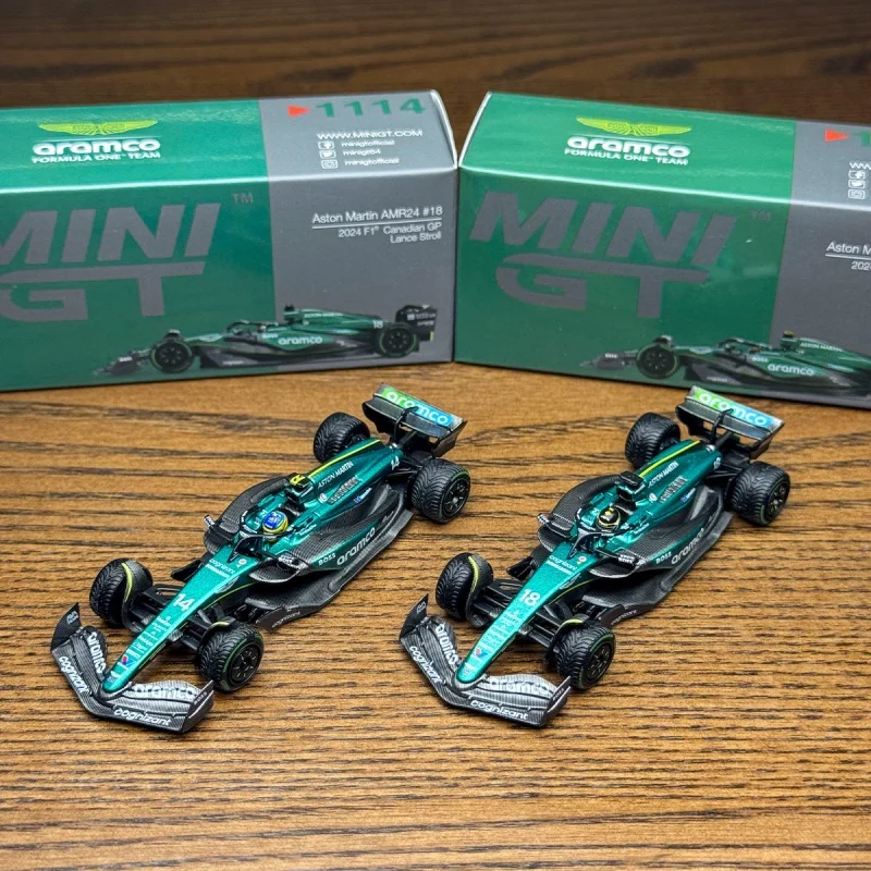 1-64-マーティン-amr24-f1-1114-1113合金ダイキャストミニチュアスケールモデル、大人向け装飾品、新入荷