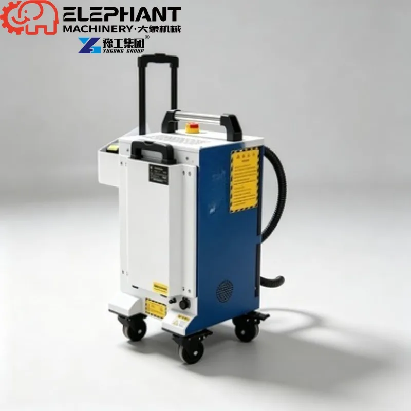 Air Cooled Continuous Wave Handheld Fiber Laser Cleaning Machine 800W 1200W 1500W 2000W For Metal Rust Paint Oil Removal