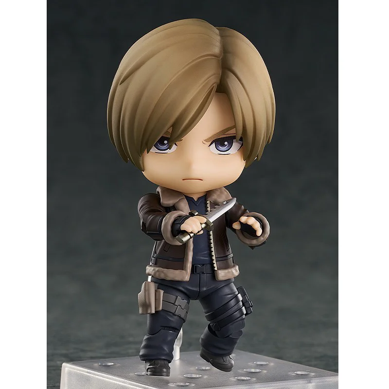 Leon Scott Kennedy Figur 10 cm Q Version Niedliche PVC Actionfigur Amine Geburtstagsgeschenk Sammlerfigur Aixlan # 2337