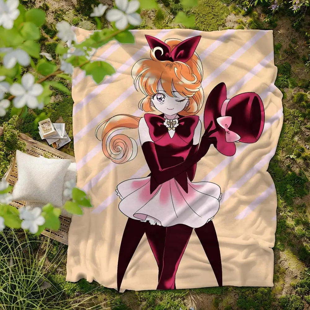 anime S-Saint T-Tail Throw Soft Flannel Blanket for Bed Bedroom Sofa Picnic Throw Skin-friendly Breathable Gift Cover