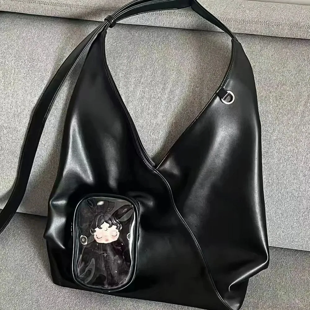 

New Original Niche Design Punk Ita Bag Dolls Bag Daily Commuting Personalized Y2K Shoulder Bag Large Capacity Crossbody Bag