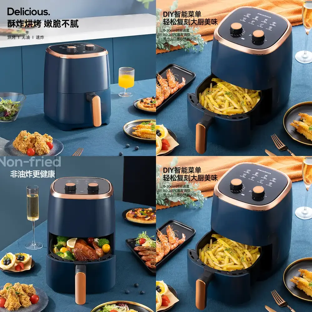 

MaiKarlo MC-KL466 Air Fryer Electric Deep Fryer Oil-Free Low-Fat Home Use Large Capacity Multi-Function Fryer