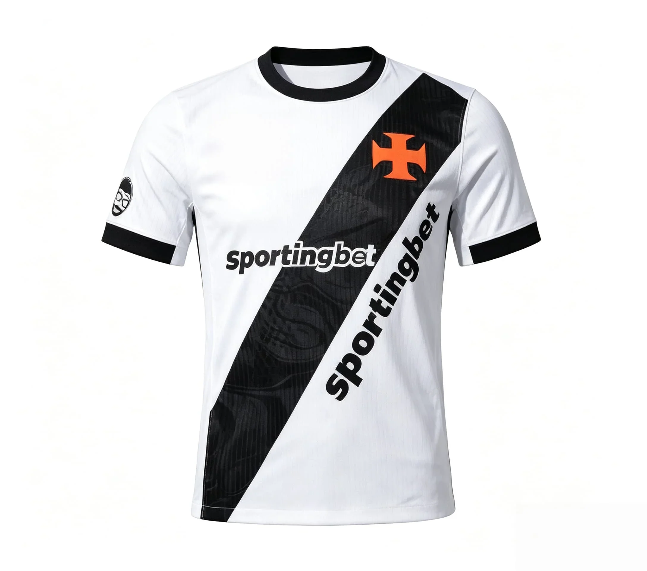 2027Men Vasco Da Gama Home Soccer Jersey Short Sleeve Football Shirt Quick Dry Fans Match Training Uniform Tops Family Matching