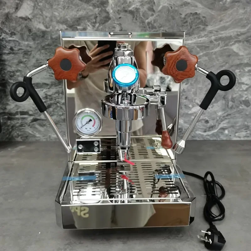 Professional E61 Group Commercial Grade Semi-Automatic Espresso Machine with Dual Boiler and 15 Bar Pressure
