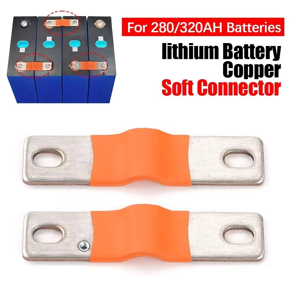 New 230Ah 280Ah Battery Cells Connector 2mm M6 Posts Straps Flexible Busbar Terminal Post Connection