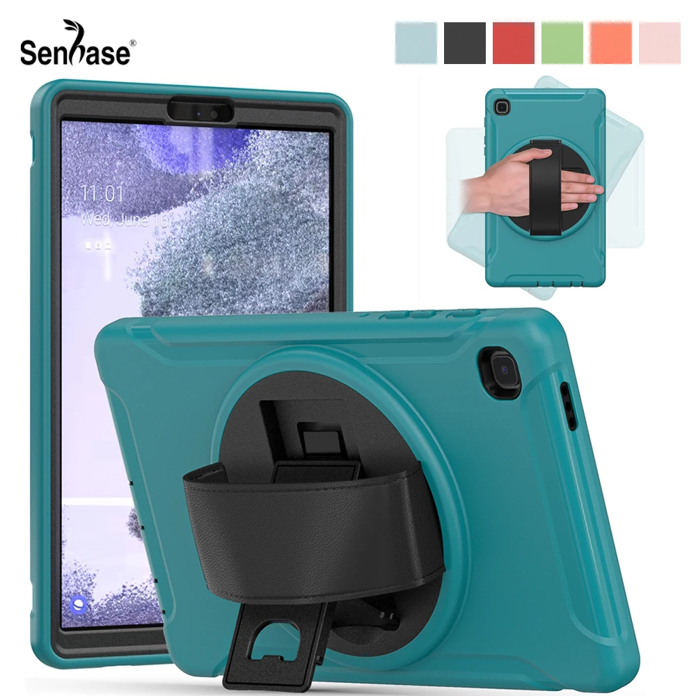 

Kids Safe Shockproof PC + TPU Combo Hand Strap Stand Cover For Samsung Galaxy Tab A7 Lite 8.7 inch 2021 SM-T220 SM-T225 Case