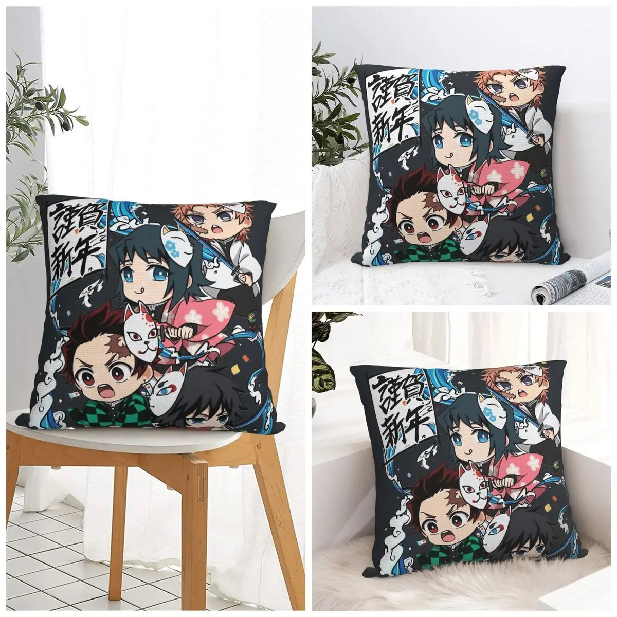 

Muichiro Tokito Pillow Case Funny Pillow Cover Soft Graphic Cushion Cover Pillowcases For Wedding Party Home Decor