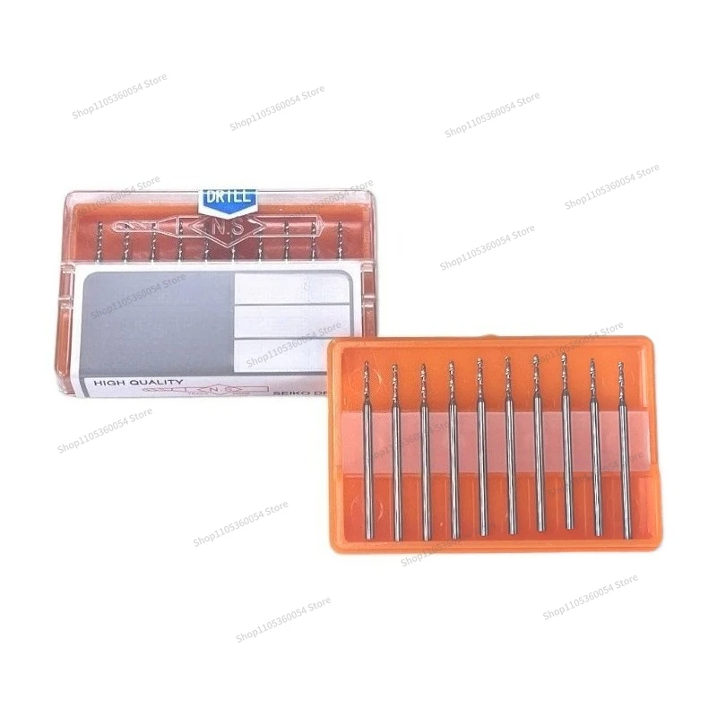 For Alloy Drill Two Super Hard Tungsten Steel Drill Nozzle Special Drill Bit Fixed Shank  for Watch Repair