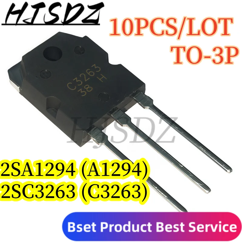 【10-20PCS/LOT】New in stock 2SA1294 2SC3263 A1294 C3263 audio power amplifier matched pair