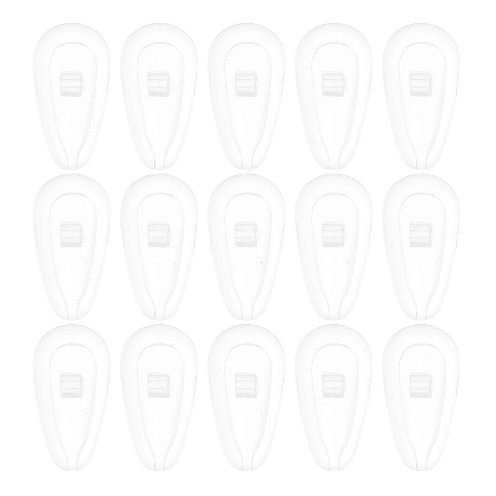 

20 Pairs Universal Anti-slip Nose Pads Glasses Silica Gel Eyeglasses Repair Kit
