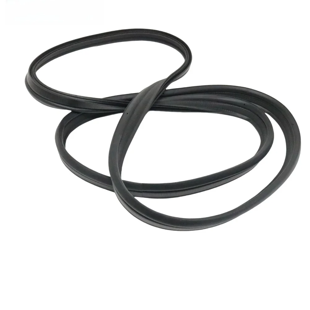 Trunk Lid Rubber Seal Auto Seal Tailgate Rubber Seal Black Trunk Weatherstrip Replacement Part Rear Seal Maintenance