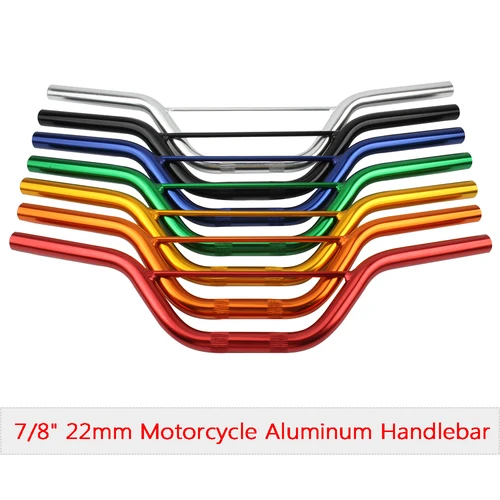 Manillar de aluminio para motocicleta de 7/8 ""y 22mm para Mini motocicleta Apollo de 47cc, 49cc y 50cc, ciclomotor Dirt Pit Bike, accesorios pequeños para Motocross