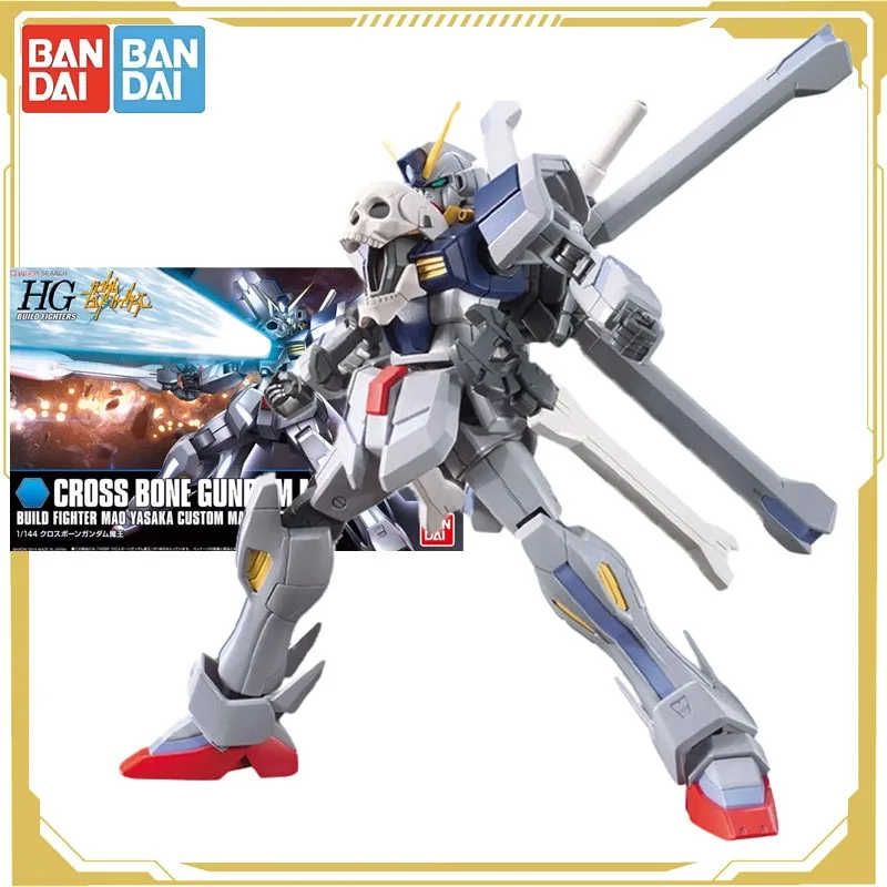 بانداي الأصلي GUNDAM أنيمي HGBF 1/144 HG بناء المقاتلين Crossbone X Maoh أطقم منمذجة ألعاب شخصيات الحركة للبنين بنات أطفال هدية