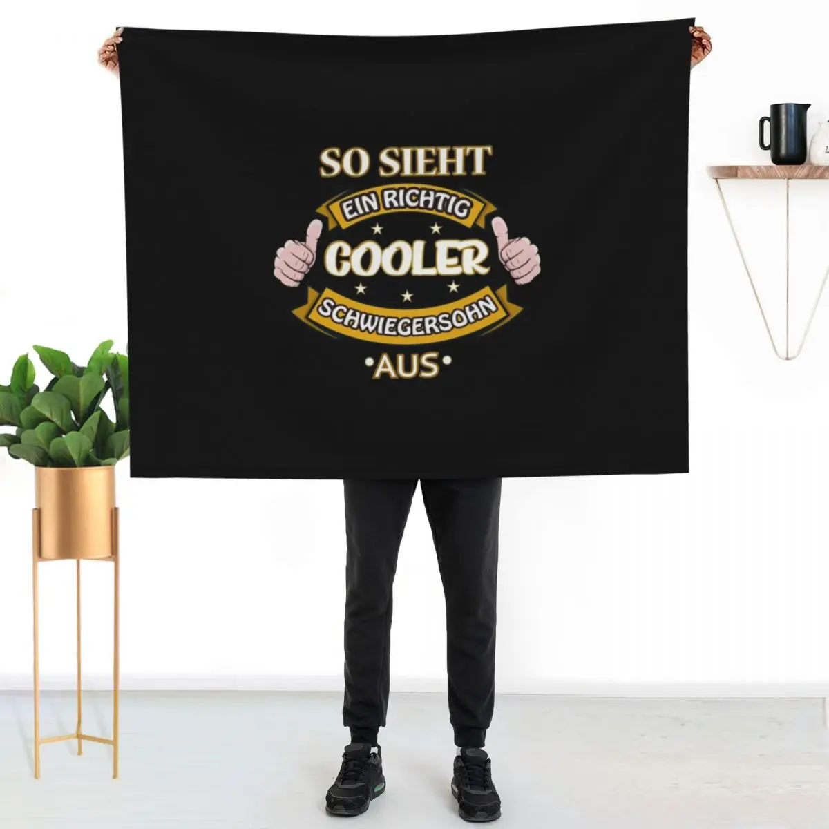 Dream son in law best beautiful cool funny gift saying Throw Blanket Shaggy sofa bed Blankets For Bed Luxury Blankets