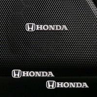 2/4pcs 3D Aluminum Stying Car Audio Speaker Emblem Sticker Auto Decoration for Honda Mugen INSPIRE CR-V UR-V CR-Z Fit Type R