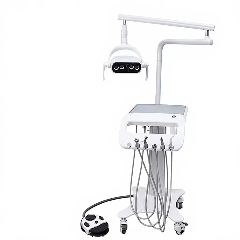 Dental mobile cart Dental examination teaching table Free diagnosis Portable oral scanner Class I CE certification 1 year