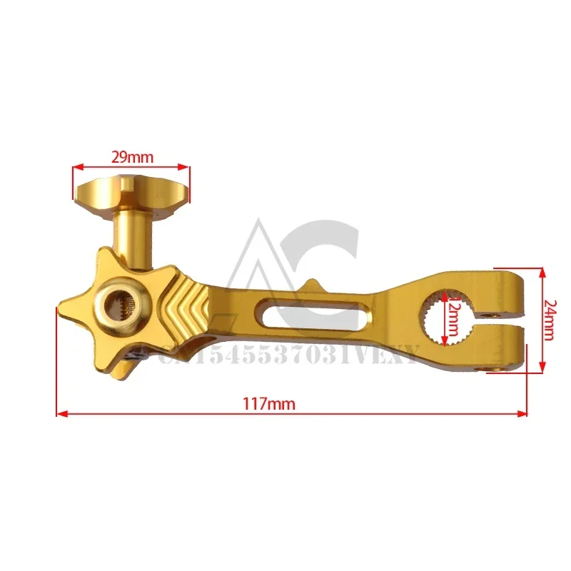 نك الألومنيوم الخلفي الفرامل الروك الذراع رافعة ، اكسسوارات للدراجات النارية لهوندا Yamaha #2