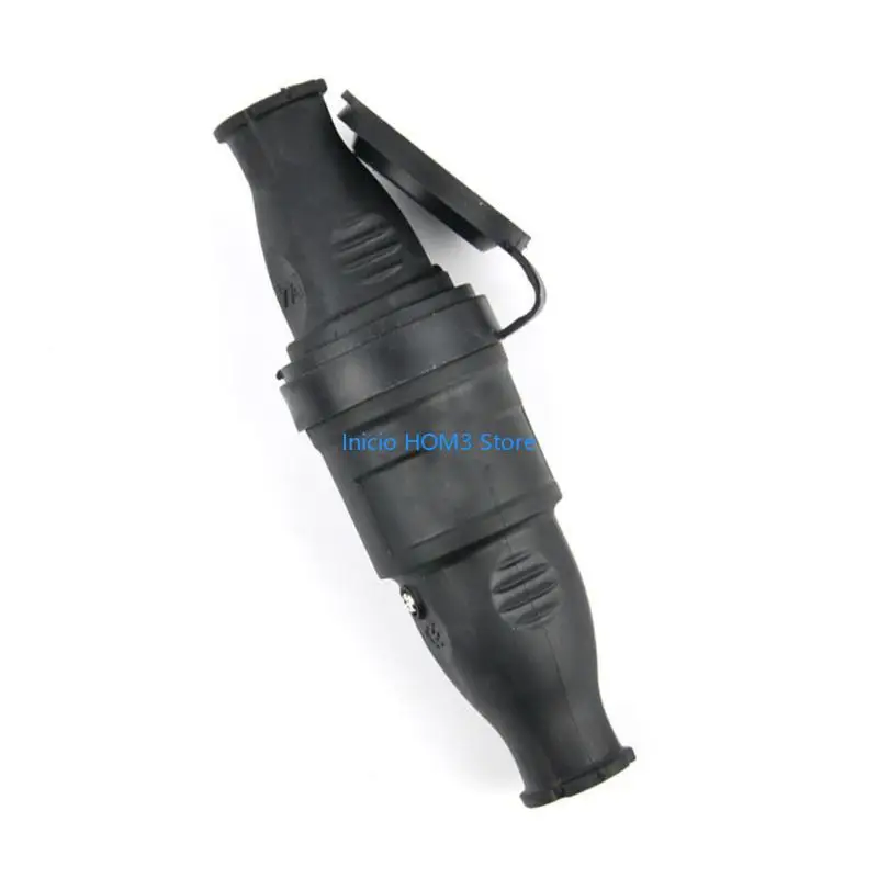 A5YD 2P+E IP44 European Rubber Industrial Male & Female Plug Socket 16A 220V-250V