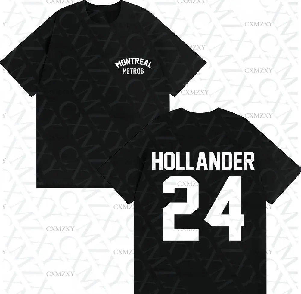 

Heated Rivalry Shane Hollander 24 Montreal Metros Tshirt Men's Fashion Vintage Popular T Shirts Oversized Cotton O-Neck T-shirts