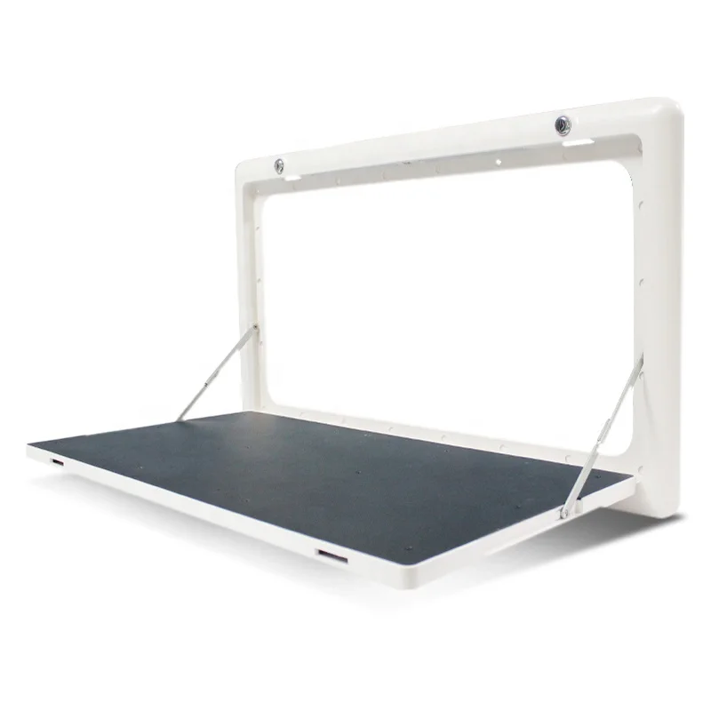 HEYRV White Color Long Lasting Folding Table RV Dining Tables With Led Light Caravan Picnic Table RV Parts
